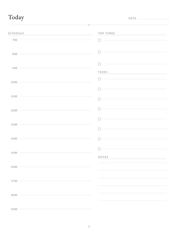 Example interior page